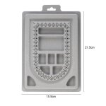 Planche de perles floquées pour la fabrication de bijoux, accessoires de perles, outils de mesure, conception ... Planche de perles floquées pour la fabrication de bijoux, accessoires de perles, outils de mesure, conception ...