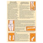 Planche plastifie forme sexuelle pour les hommes (a4)
