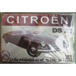 Plaque citroen ds cabriolet tole deco garage pub metal