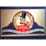 Plaque coca dr pepper homme avec chapeau tole affiche usa Plaque coca dr pepper homme avec chapeau tole affiche usa