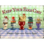 Plaque cosy egg tole deco oeuf cuisine bar restaurant pub