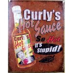 Plaque curly s hot sauce so hot it s stupid tole pub cuisine