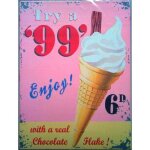 Plaque glace 99 cents tole deco glacier salon de thé cuisine Plaque glace 99 cents tole deco glacier salon de thé cuisine