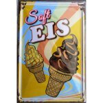 Plaque glace sotf eis affiche tole dessert 30x20cm deco cuisine restaurant