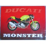 Plaque moto ducati monster moto sportive italienne pub metal