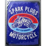 Plaque spark plugs limited edition motorcycle 40x30cm imitation ancienne tole pub garage metal Plaque spark plugs limited edition motorcycle 40x30cm imitation ancienne tole pub garage metal