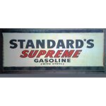 Plaque standard s supreme gasoline tole deco garage affiche