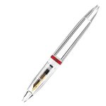 Plume de 0, 5 mm avec pipette fournitures scolaires de bureau transparentes de haute capacit� pour l�etudiant ...