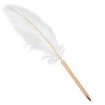 Plume blanche stylo a bille bullet point a schage rapide pour lecriture de graffitis de bricolage