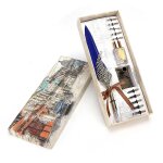 Plume stylo ensemble rtro mtal personnalit costume decriture pour couple an enseignant cadeaublue ...