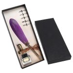 Plume stylo ensemble vintage encre sculpte mtal stylo costume decriture pour cadeau daffaires dcoration ...