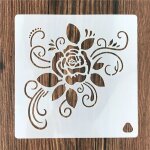 Pochoirs de superposition pour peinture murale, modle de carte dcoratif, scrapbooking, coloriage, gaufrage, ...