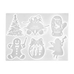 Pochoir sur le th�me de no�l silicone lettre mod�le diy artisanat d�coratif maison no�l d�cor accessoire ...