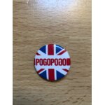 Pogopogo - union jack - - badge