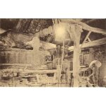 Pont aven - intrieur d'un moulin breton - rdition d'une carte ancienne - 1er choix - ref 021 173
