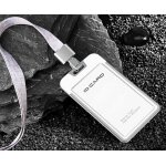 Porte - carte d'identit vertical en mtal, porte - badge avec lanire a crochet #e