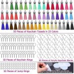 Porte - cls acryliques vierges, 200 pcs clear keychain blanks vinyle