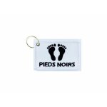 Porte cle cles clef brode patch ecusson badge drapeau pieds noirs