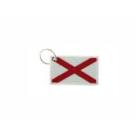 Porte cle cles clef brode patch ecusson badge drapeau saint patrick anglais uk
