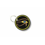 Porte cle cles clef brode patch ecusson biker oeil horus franc macon masonic