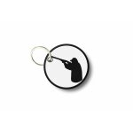 Porte cle cles clef brode patch ecusson chasseur veste chasse