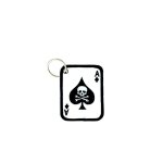 Porte cle cles clef brode patch ecusson morale biker airsoft motard as de pic