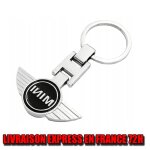 Porte - cl�s logo acier pour mini cooper min1