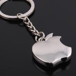 Porte cl en mtal logo apple chrom neuf, iphone ipad ipod mac