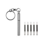 Porte - cls portable en acier inoxydable stylo tlescopique tlescopique stylo a bille porte - cls ...