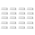 Porte - stylo lot de 20 porte - stylo en silicone adh�sif pour bureau et autres surfaces blanc
