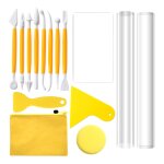 Pottery ceramic tool kit modeling tools set wax carving supplies for beginner ceramics sculpture tools ...