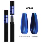 Poudre a paillettes pour nail art, stylo magique a coussin d'air, pour crer un effet miroir, pigment ...