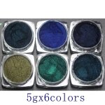Poudre de pigment de mica bleu pour les elections, beaut cosmtique naturelle, moules en rsine xy, ...