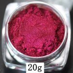 Poudre de pigment de mica pour cosmtiques et visage, perle de cristal, violet, rouge, artisanat d'art ...