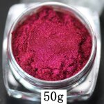 Poudre de pigment de mica pour cosmtiques et visage, perle de cristal, violet, rouge, artisanat d'art ...