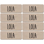 Pr�nom lola - 8 stickers de 5x2cm - sticker / autocollant