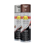 Primaire antirouille hard hat� brun rouge 500ml rust oleum 2169