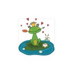 Princesse grenouille sticker autocollant interrupteur
