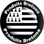 Produits bretons drapeau - 15cm - sticker / autocollant