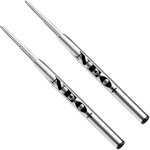 Recharges de stylo a bille compatibles avec les stylos a bille montblanc biros (2 x encre noire)