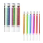 Recharge de stylo, peinture gel, coloration, papeterie de journaux, bureau, marquage doodle, points forts, ...