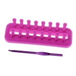 Rectangle foulard tricot loom kit set couture aiguilles foulards diy craft tool