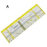 Rgle de courtepointe rgle de courtepointe en acrylique avec lignes de grille doubles colores pour ...