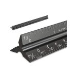 Rgle dechelle architecturale en aluminium echelle darchitecte rgle dechelle triangulaire pour ...
