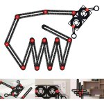 Règle de mesure multi - angles, gabarit de traçage précis en alliage d'aluminium a 12 côtés avec poinçon, ... Règle de mesure multi - angles, gabarit de traçage précis en alliage d'aluminium a 12 côtés avec poinçon, ...