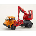 Renault r2142 saviem 4x4 camion grue - mod�le presse 1 / 43