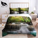 Replns - ensemble de literie artistique beach shell , literie pour la maison, roi et reine, housse de ...