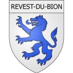 Revest - du - bion 04 ville stickers blason autocollant adhésif - taille : 17 cm Revest - du - bion 04 ville stickers blason autocollant adhésif - taille : 17 cm