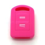 Rh1 - housse de cl en silicone a 2 boutons, etui de protection pour tlcommande, pour vauxhall opel ...