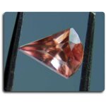 Rhodochrosite rouge orange. 0. 32 cts. vvs. hotazel, afrique du sud